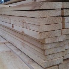4.8 - (100x22mm) White Deal Rough (4x1)