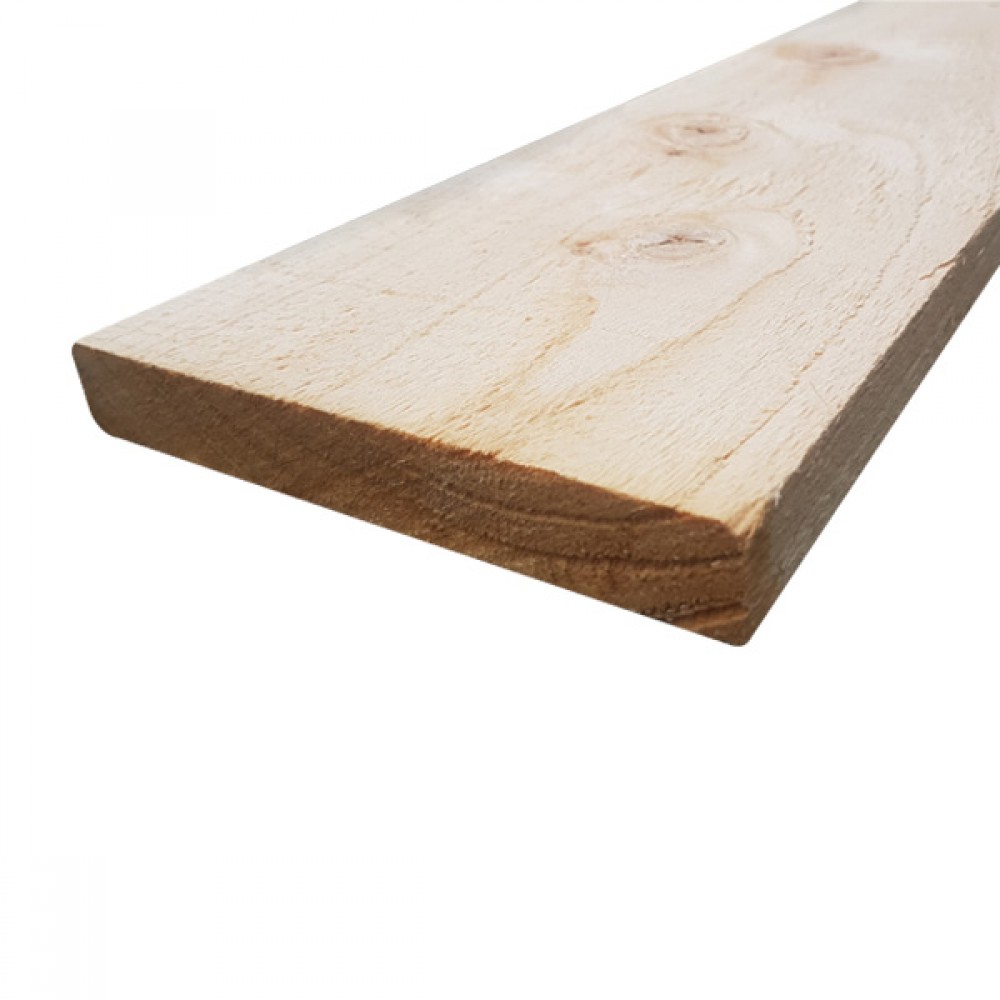 4.8 - (150x22mm) White Deal Rough (6x1)
