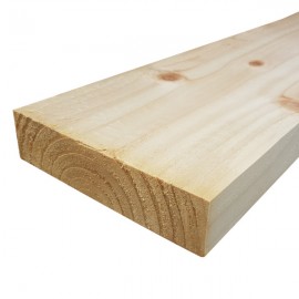 3.6 - (175x44mm) White Deal Rough (7x2) Std