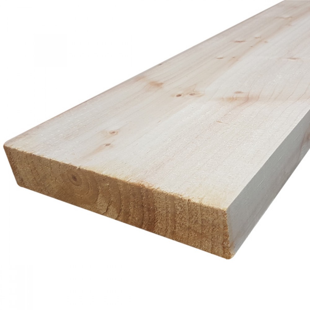5.4m - (9x2) White Deal Rough