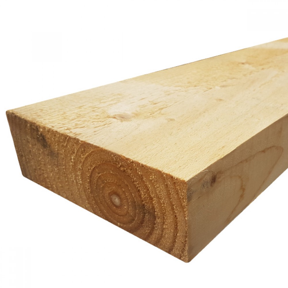 3.6m - (9x3) White Deal Rough