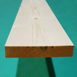 4.8m - 100 X 22 Square Edge White Deal (4x1)