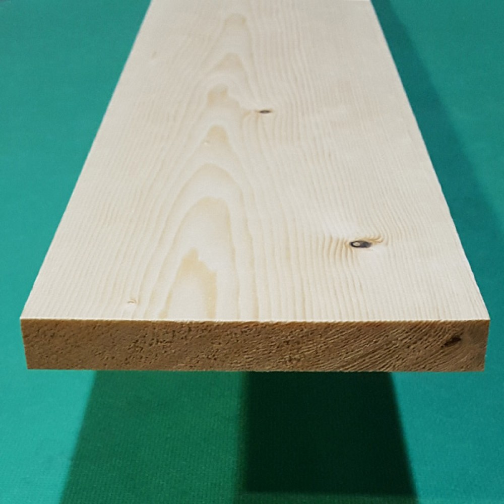4.8m - 150 X 22 Square Edge White Deal (6x1)