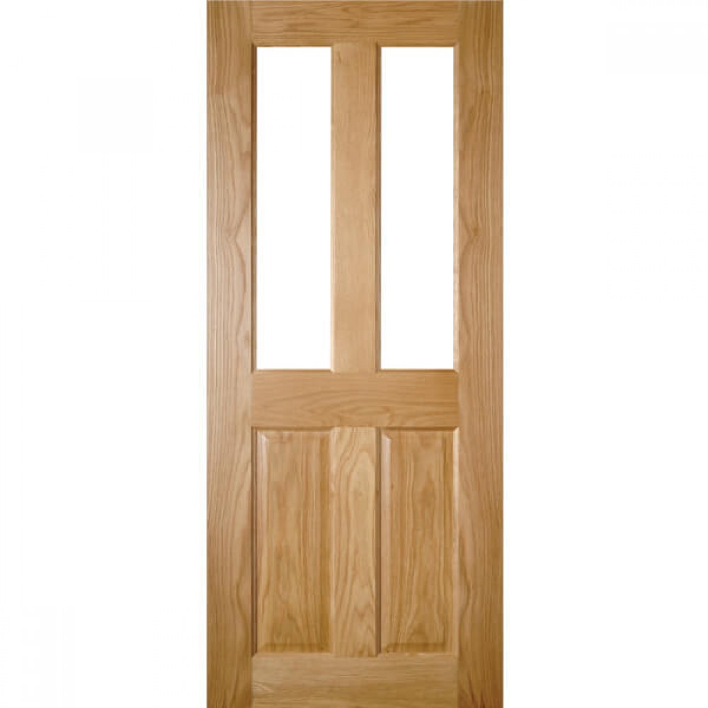 2'6"" X 6'6"" - Deanta Nm4g Oak Door ( Unglazed)
