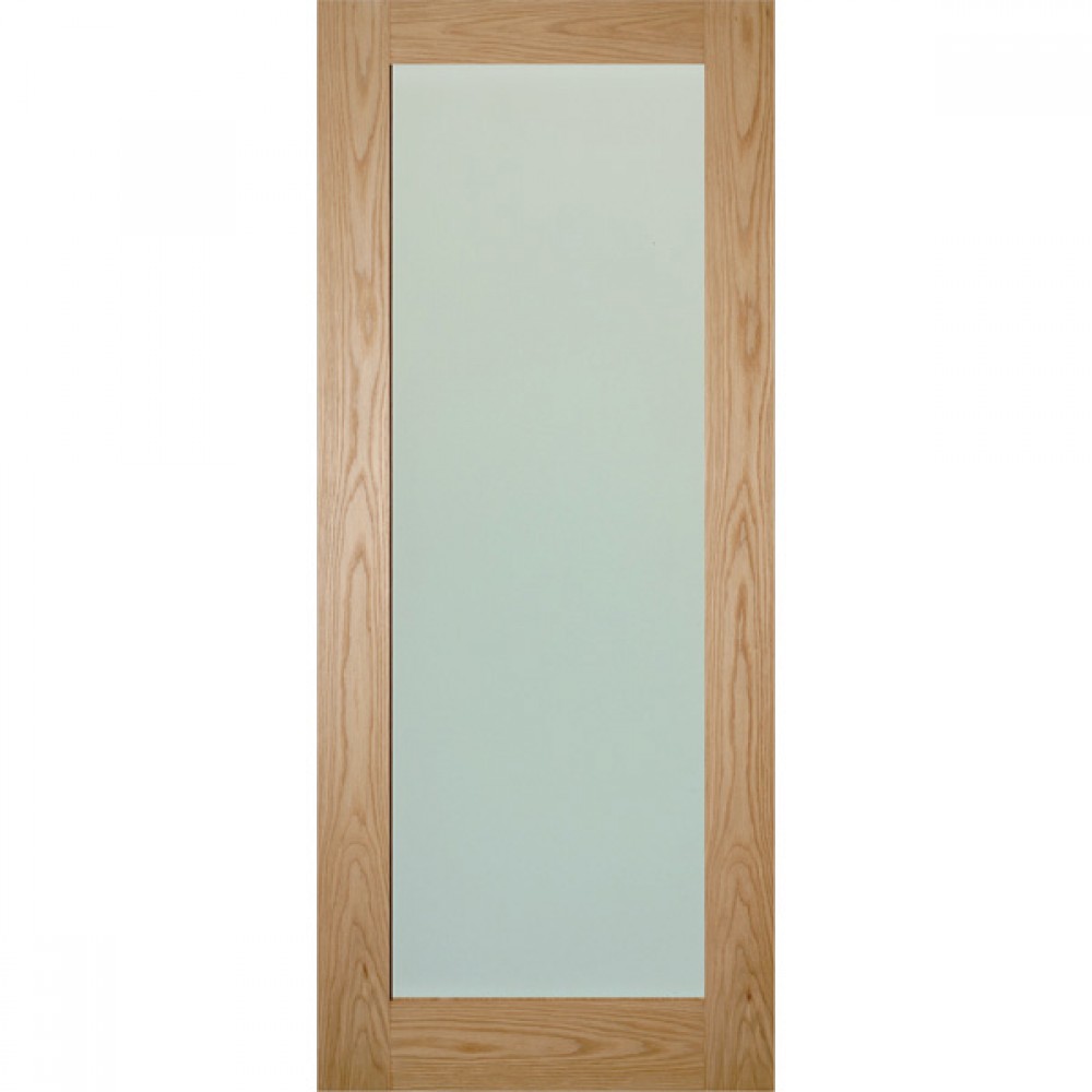 2.6 - Deanta Nm6g Oak Shaker Frosted Glazed Door