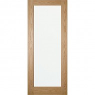 2'8"" X 6'8"" - Deanta Nm6g Oak Shaker Clear Glazed Door
