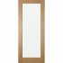 2'8"" X 6'8"" - Deanta Nm6g Oak Shaker Clear Glazed Door
