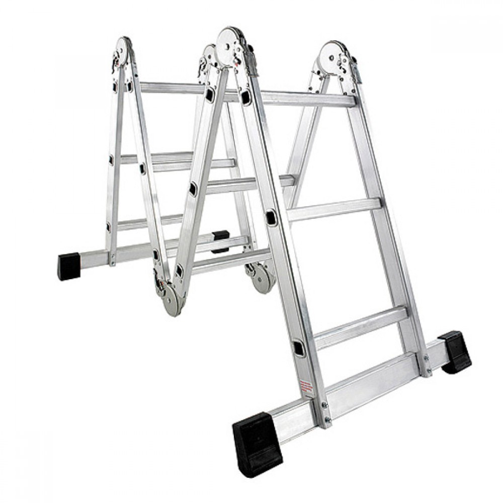 Proplus 4 Section Hinged Aluminium Ladder