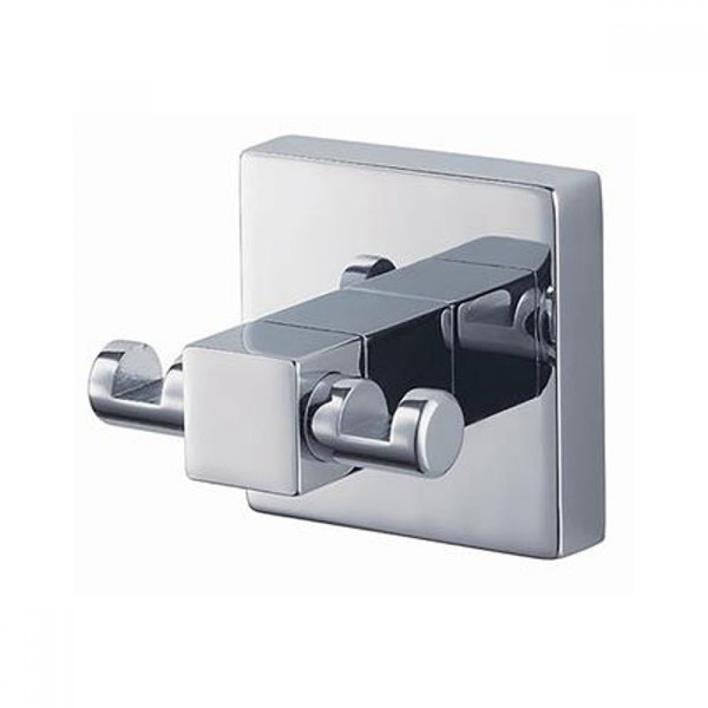 Mezzo N281801 Double Robe Hook Chrome | n403018