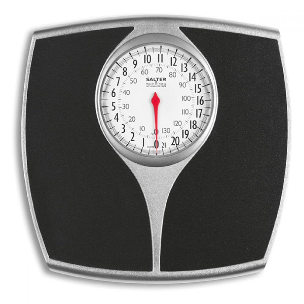 Salter Speedo Dial Platinum Scales Black