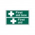Scan First Aid/First Aid Box Sign | 300 x 200mm