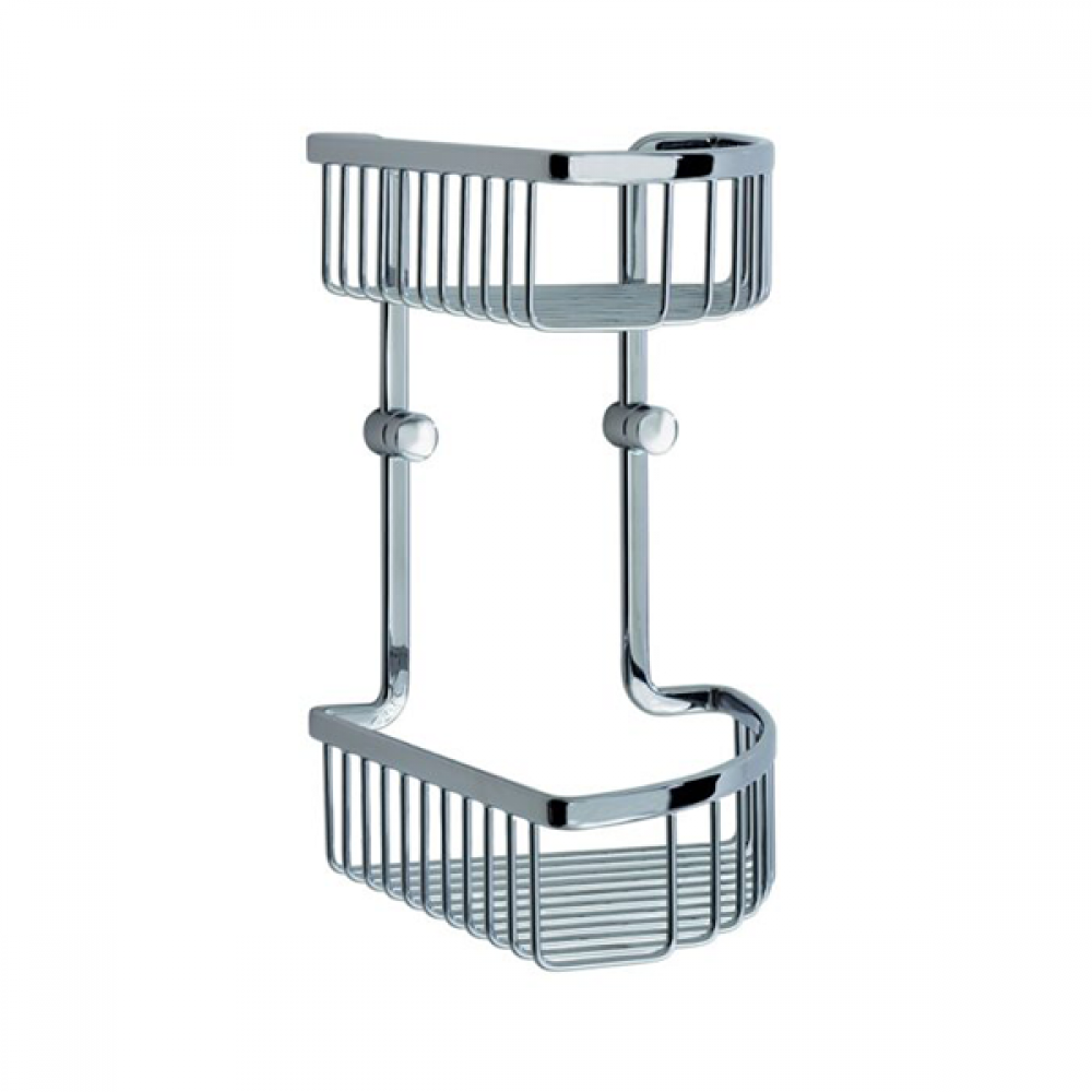 Loft Double Soap Basket Chrome | Lk377 