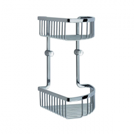 Loft Double Soap Basket Chrome | Lk377 