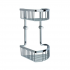 Loft Double Soap Basket Chrome | Lk377 