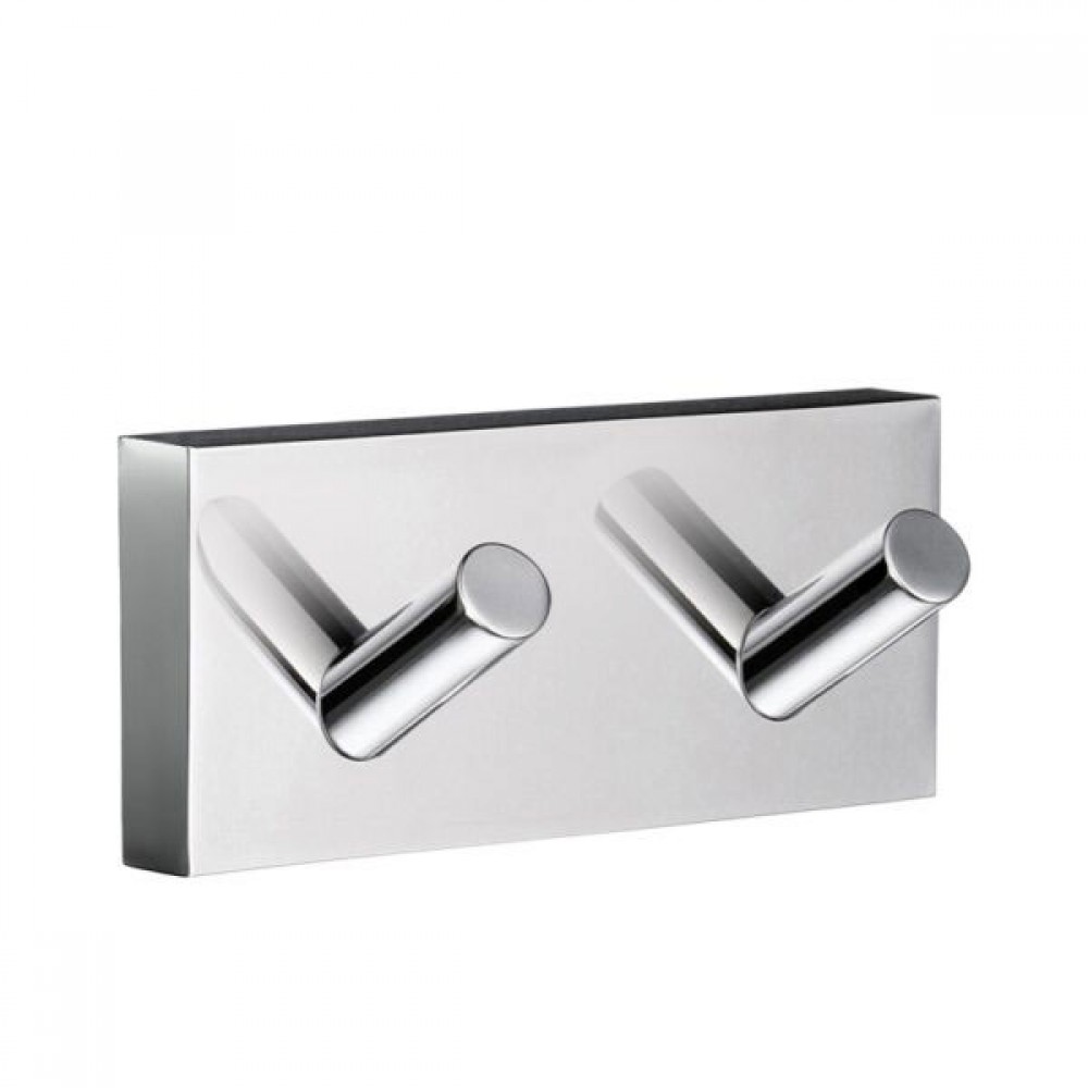 Smedbo Double Towel Hook | Rk356