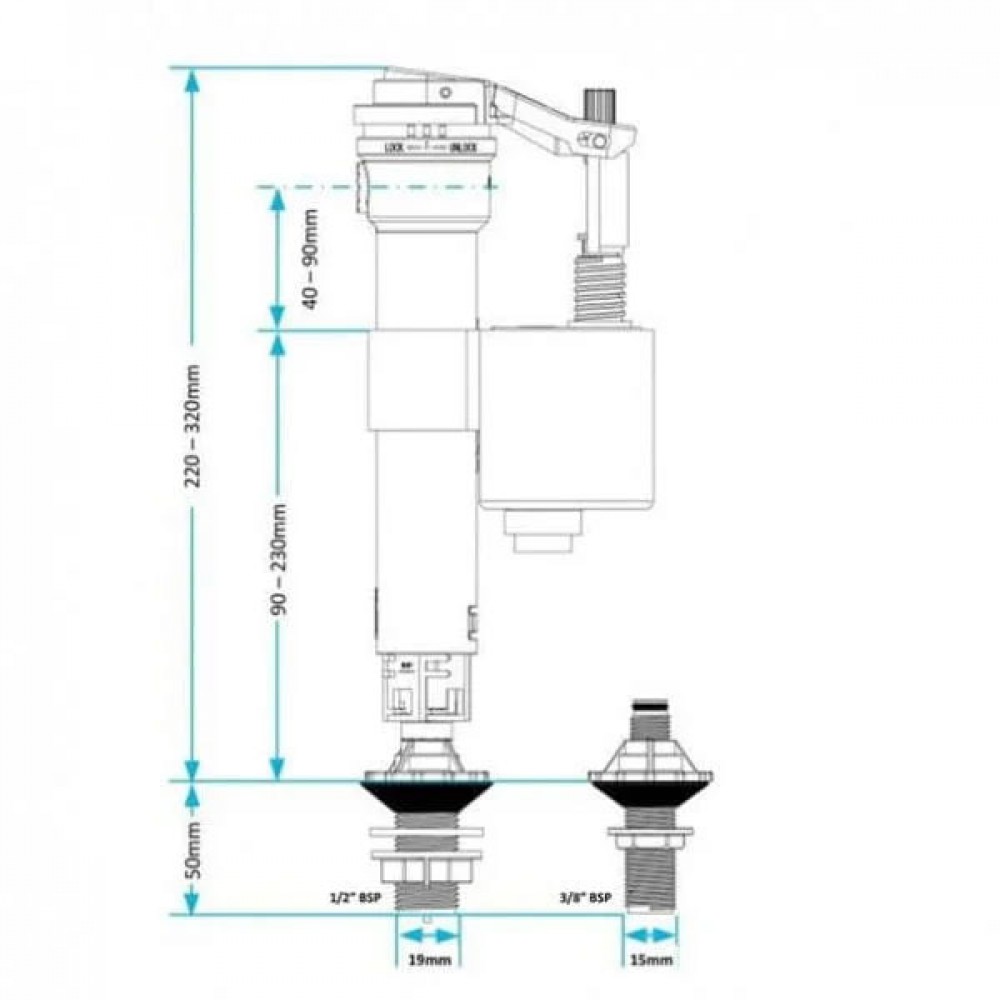 Skylo Universal Float Valve | UNI/P