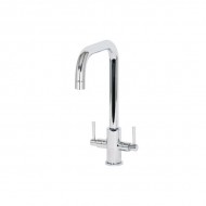 Don Twin Lever Sink Mixer Chrome