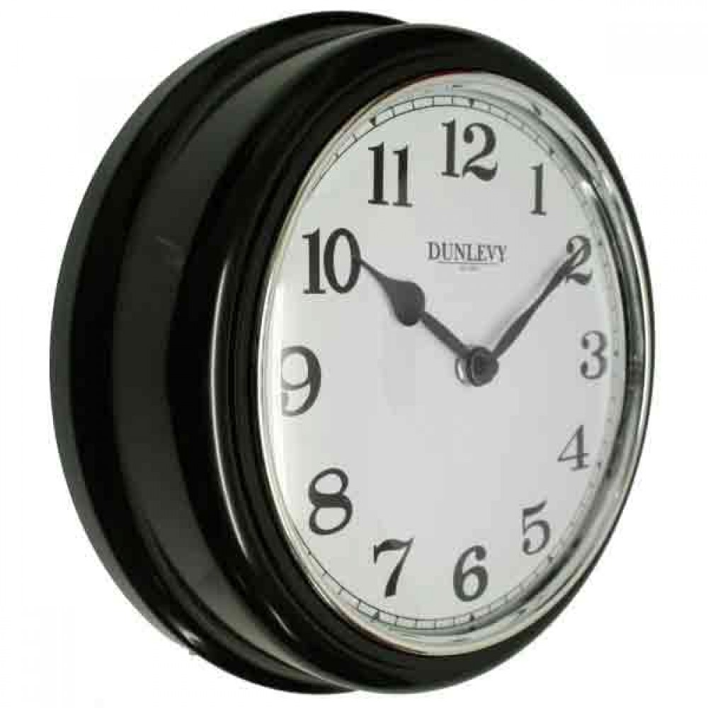 Black Deep Wall Clock | 10 inch