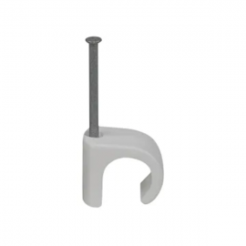 Tillex Cable Clip Round 12-16 White 2.0 x 35mm Box 100 | TIL101450 