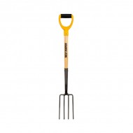 True Temper Border Fork D Grip Wooden Handle