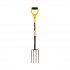 True Temper Border Fork D Grip Wooden Handle