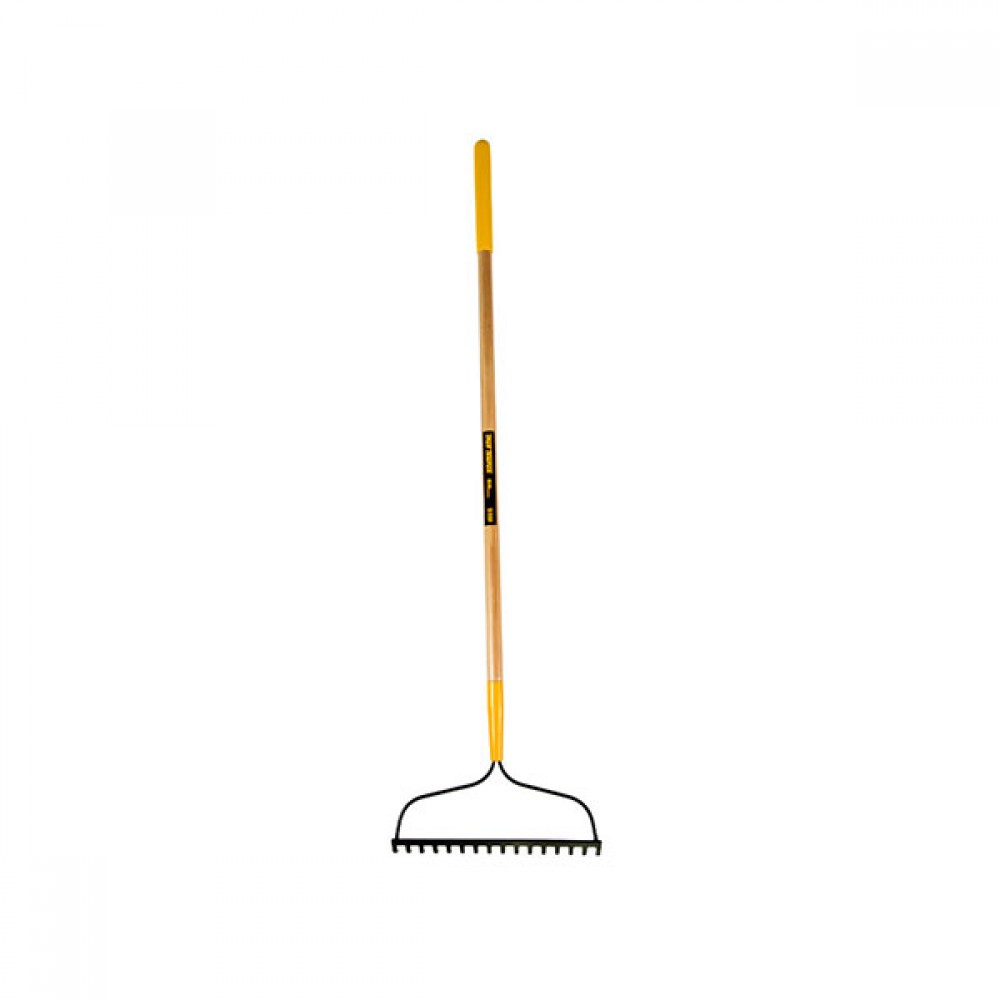 True Temper Bow Rake 16 Tooth With Wooden Handle