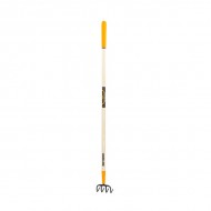 True Temper Cultivator 4 Prong with Wooden Handle