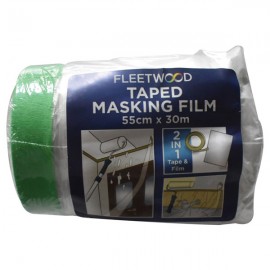 Fleetwood Pre Taped Masking Film 55cm X 30m | Tapp55