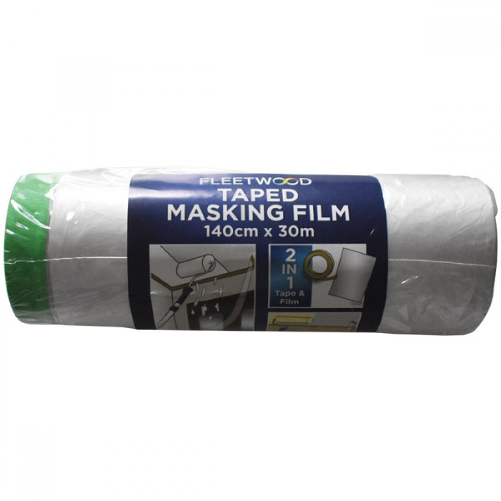 Fleetwood Pre Taped Masking Film | Various Sizes