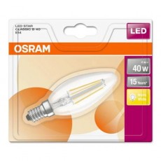Osram E14 (SES) Candle-Clear|LED|40W(4W)|470L|Non-Dimmable