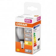 Osram E14 G-Frosted|LED|40W(4W)|470L|Non-Dimmable