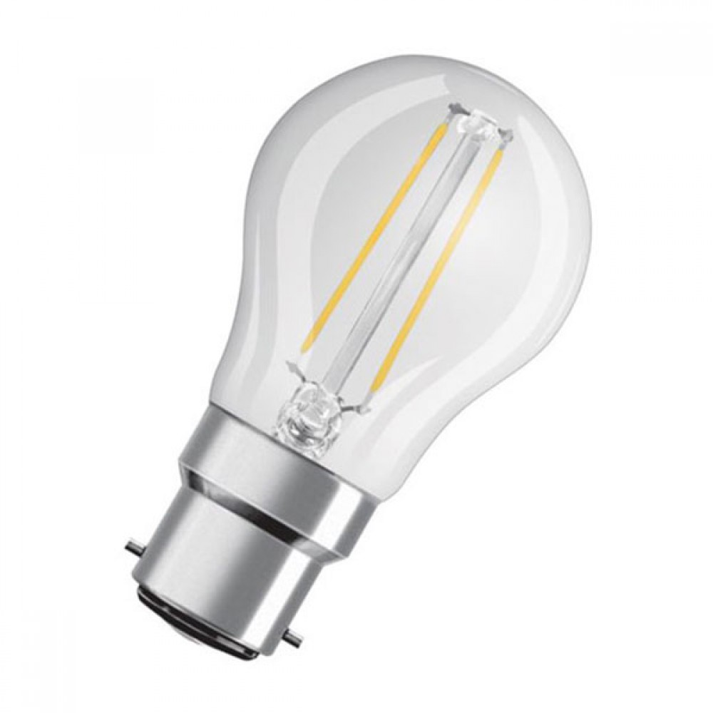 Osram B22 Led Golf Ball Bulb | Clear | 2.1w (25w)