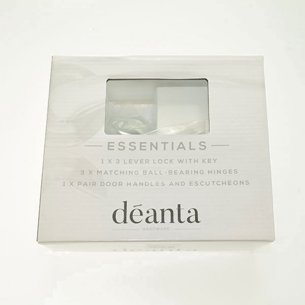 Deanta Skellig Full Set Satin Lockset | Door handle & Lock Set