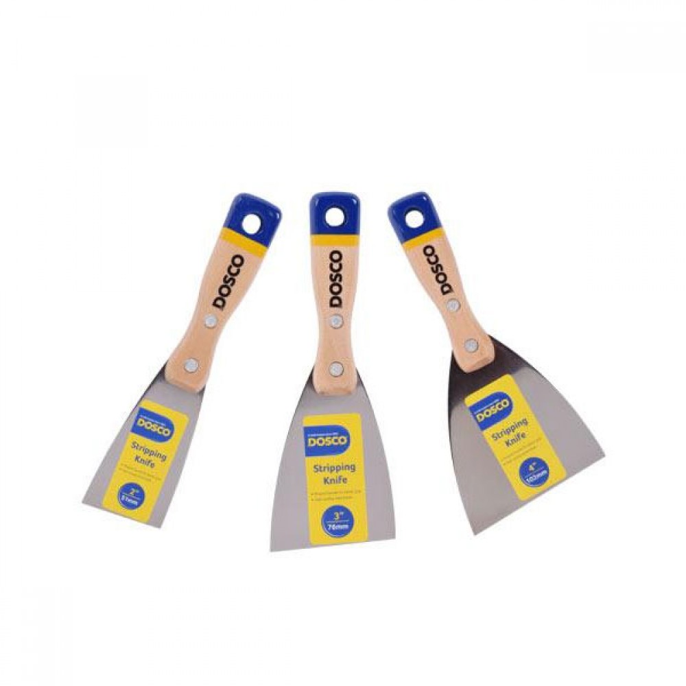 Dosco Professional Stiff Timber Stripping Knife | Size Options
