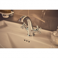 Roca Carmen Twin-lever Basin Mixer Tap