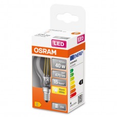 4w (40w) E14 Led G/ball Clr Fili