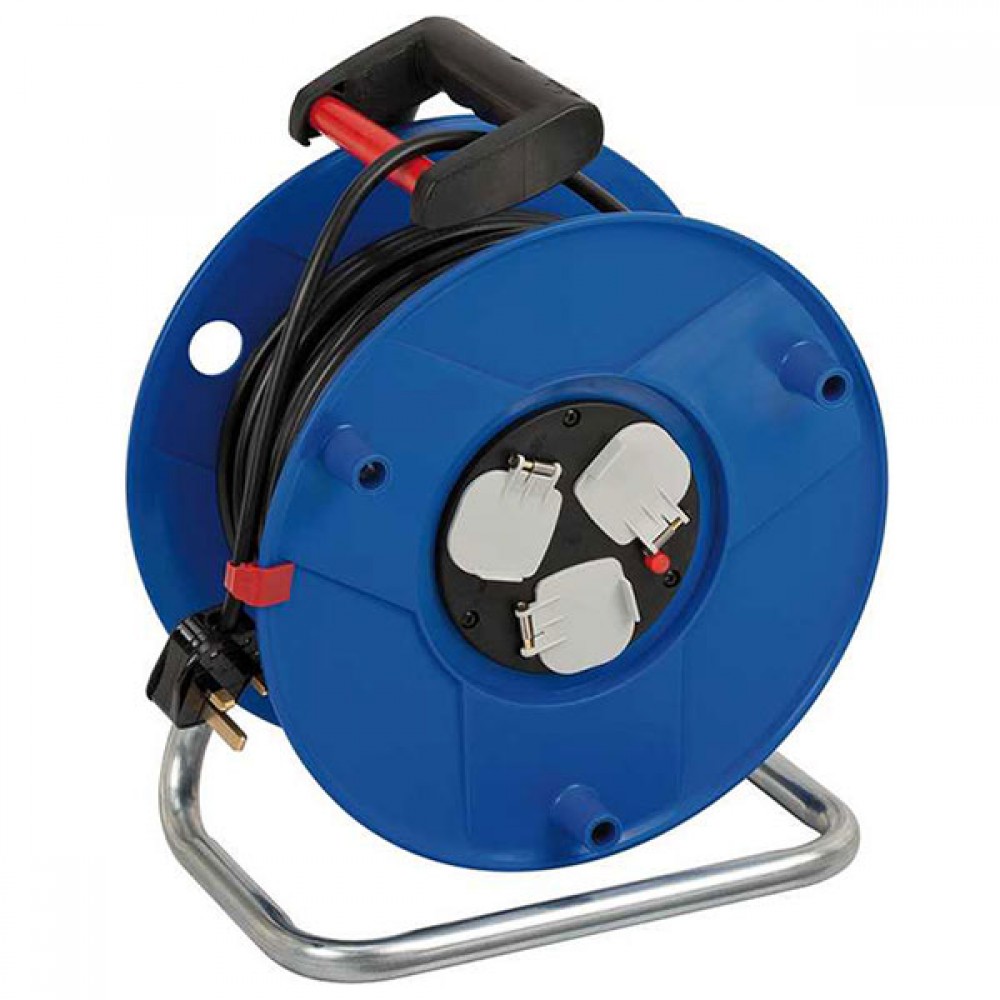 Garant 3-way Cable Reel | 3 Gang | 240v | Choose Length