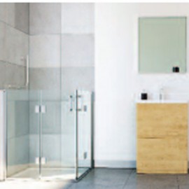 Cara 1/2 Height Corner Entry Door-tile900