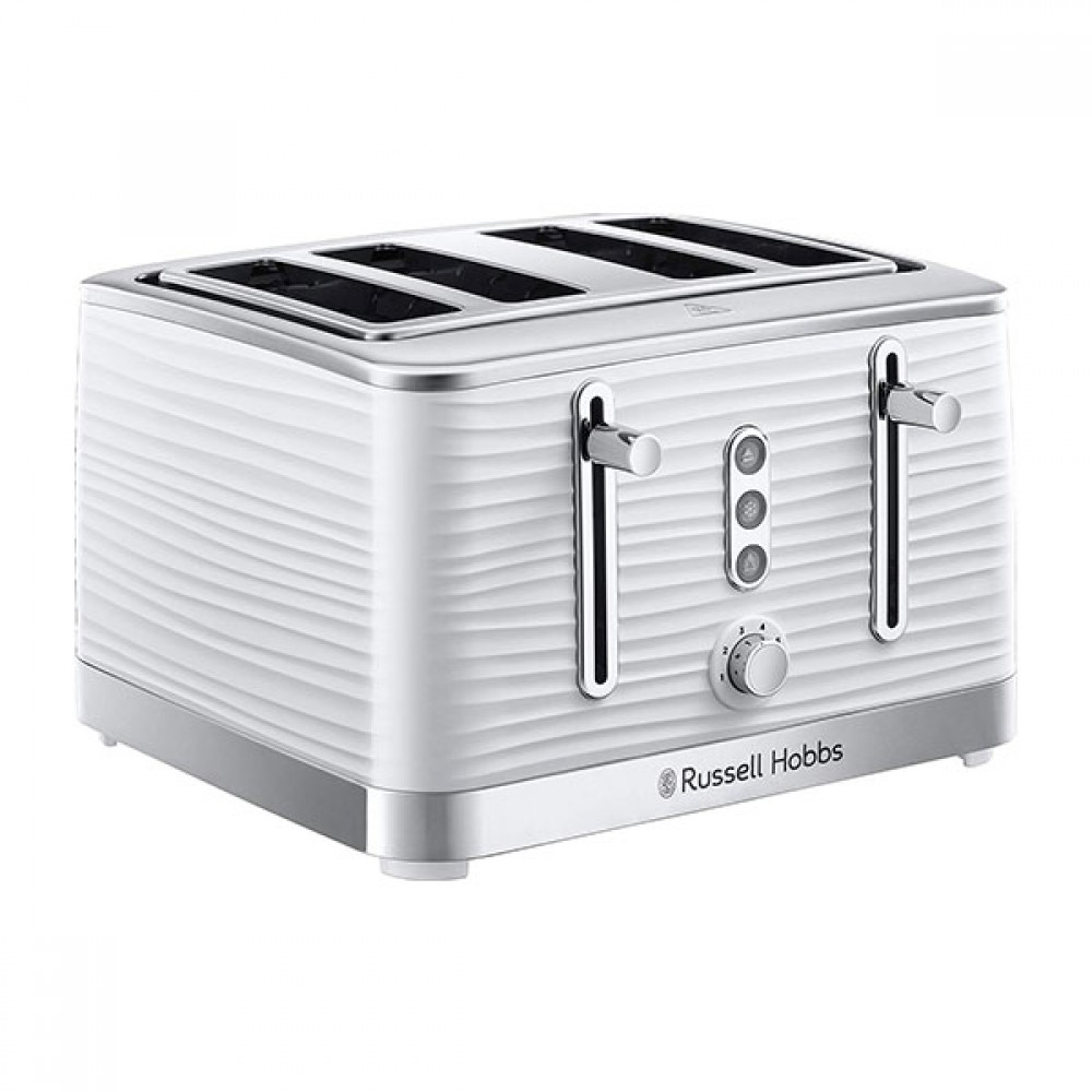 Russell Hobbs Inspire 4 Slice Toaster White | 24380