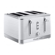 Russell Hobbs Inspire 4 Slice Toaster White | 24380
