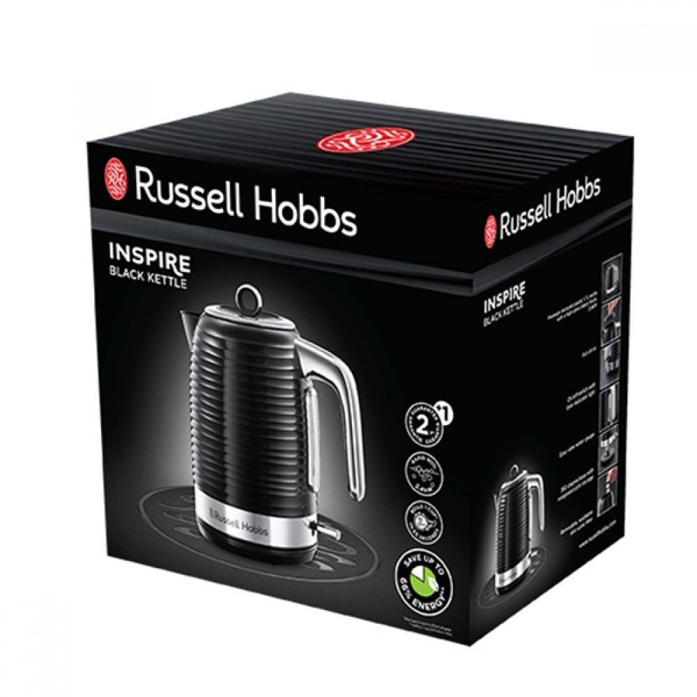 Russell Hobbs Inspire Kettle Black | 24361