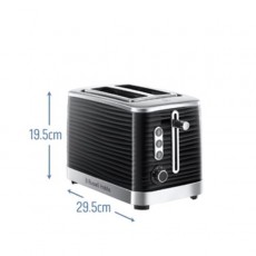 Russell Hobbs Inspire 2 Slice Toaster Black | 24371