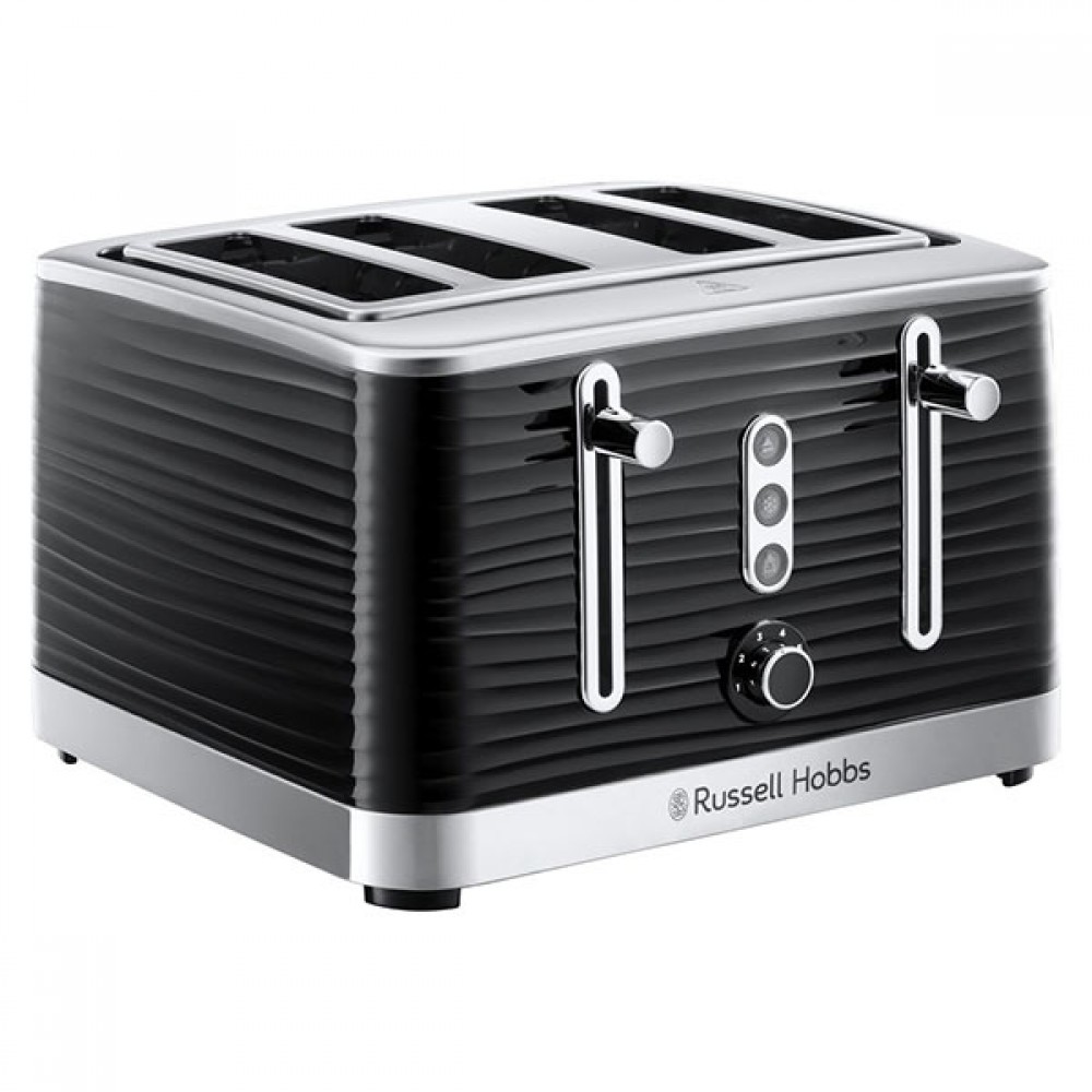 Russell Hobbs Inspire 4 Slice Toaster Black | 24381