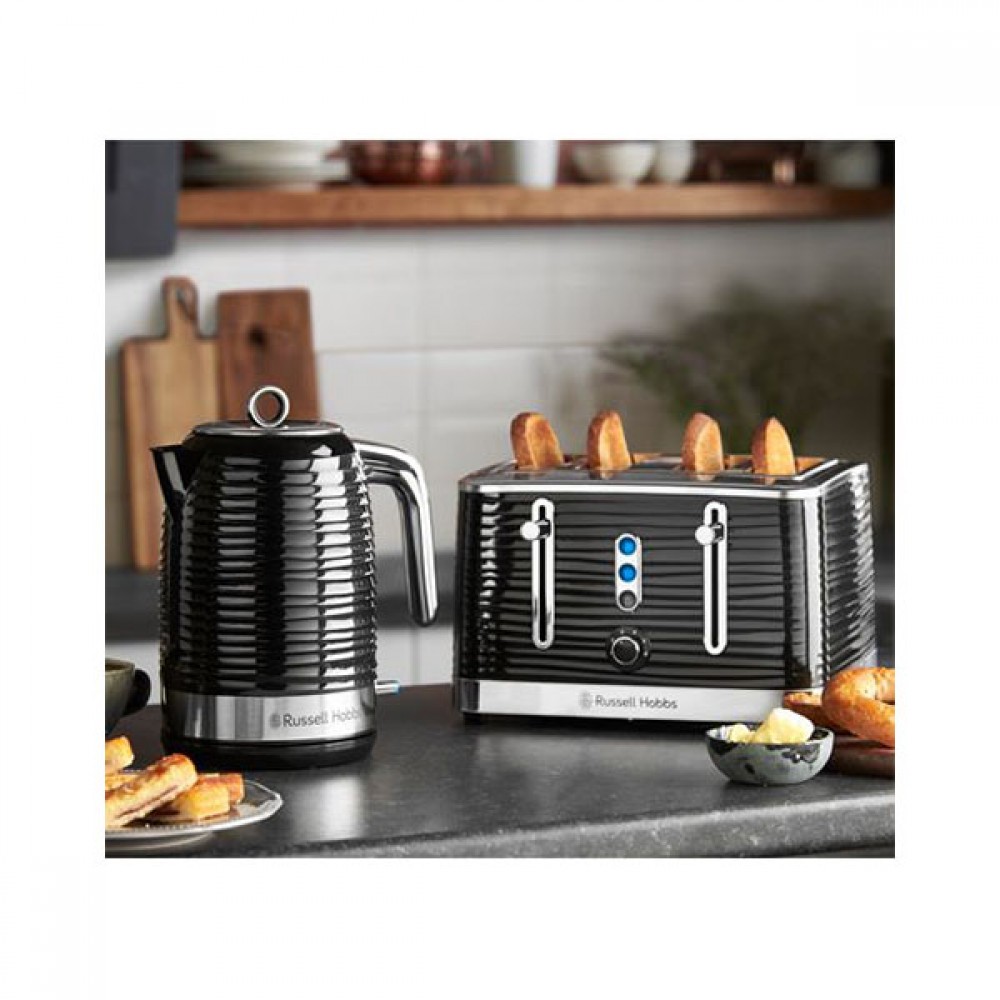 Russell Hobbs Inspire 4 Slice Toaster Black | 24381
