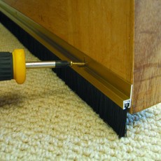 Brush Bottom Door Seal | 914mm | Colour Options