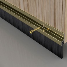 Brush Bottom Door Seal | 914mm | Colour Options