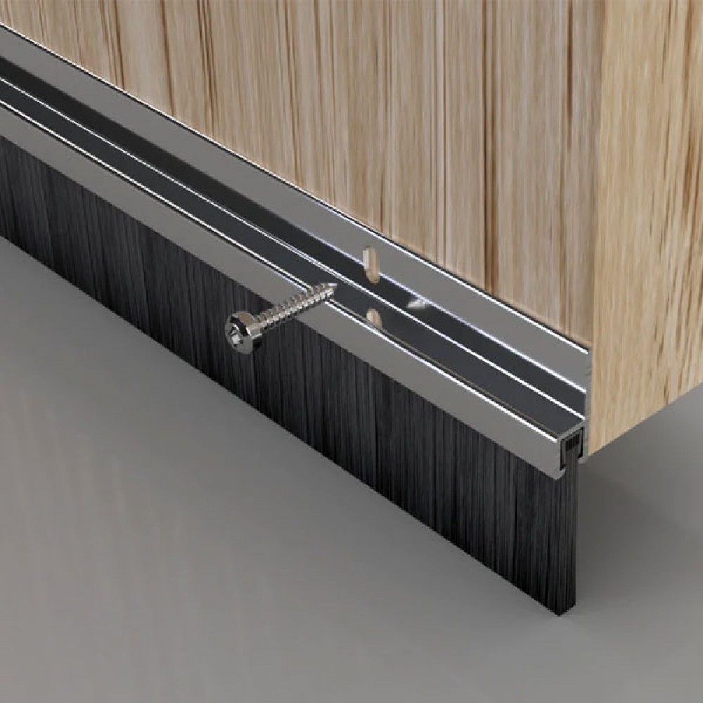 Brush Bottom Door Seal | 914mm | Colour Options