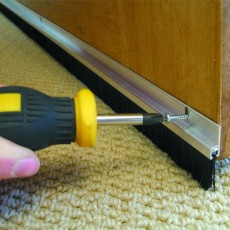 Brush Bottom Door Seal | 914mm | Colour Options
