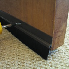 Pvc Brush Bottom Door Seal | 914mm | Colour Options