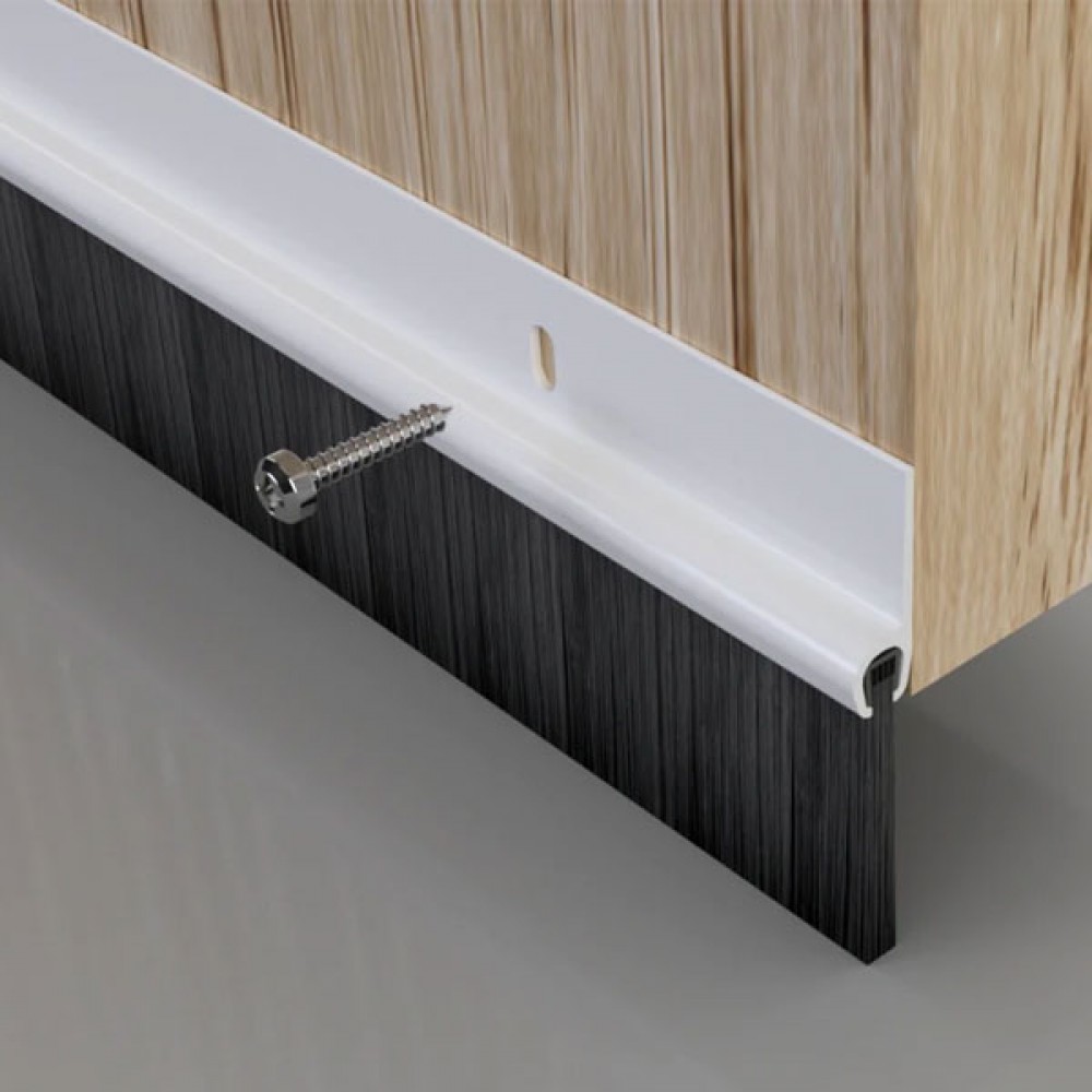 Pvc Brush Bottom Door Seal | 914mm | Colour Options